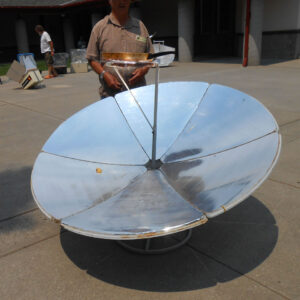 a parabolic solar oven