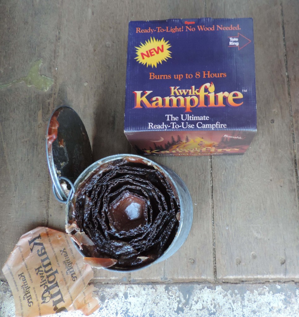 Cardboard and wax stoves can provide heat for cooking and comfort