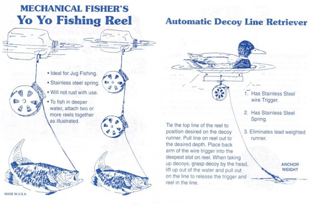 yoyo fishing reels