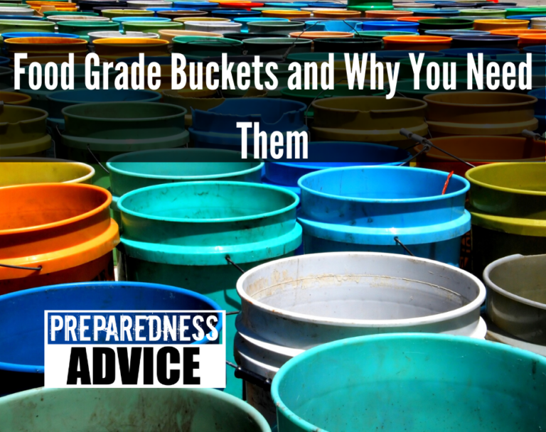 Food Grade Buckets & Why You Need Them Preparedness Advice