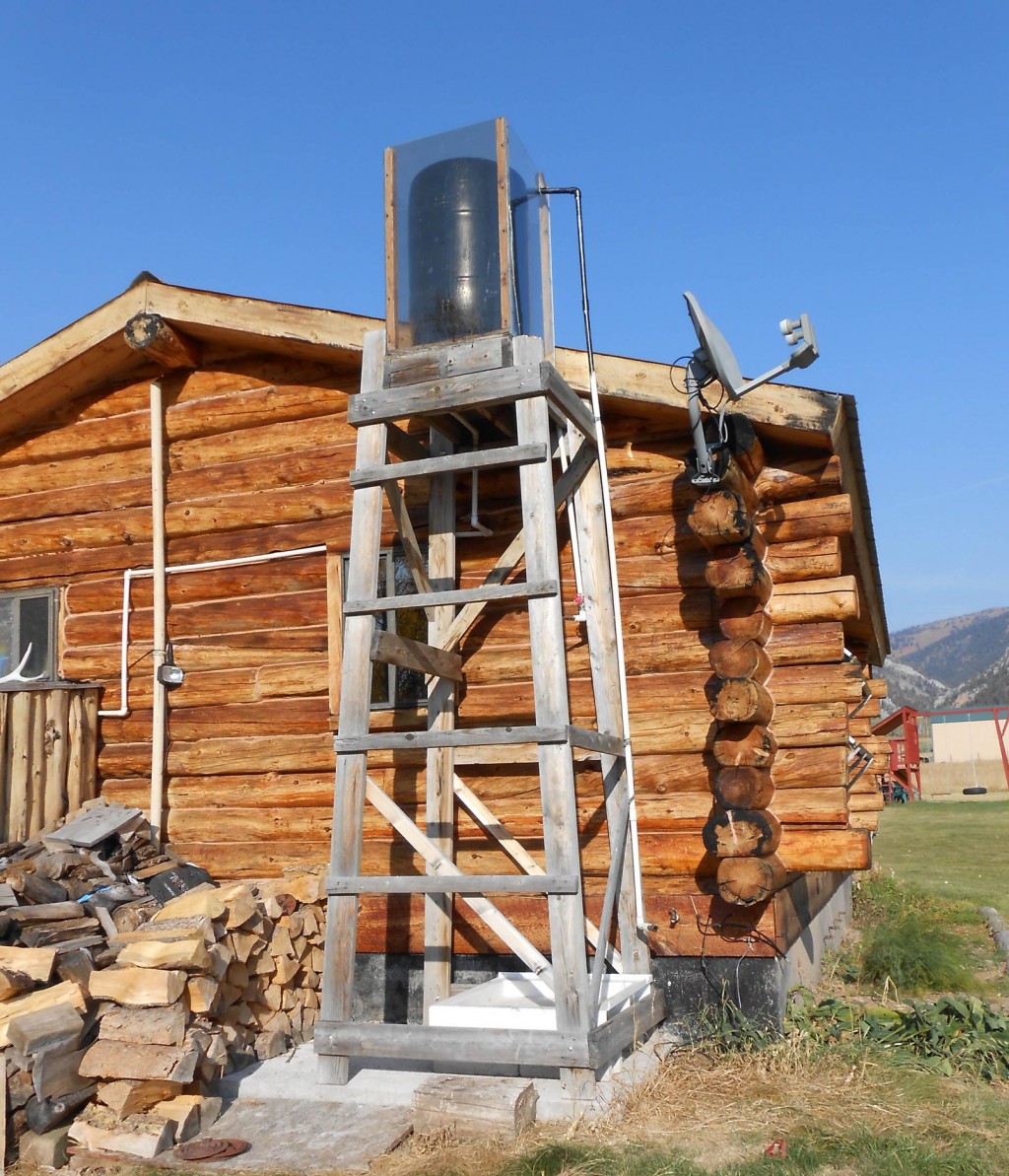 Ever had a bucket shower? #bucketshower #cabin #offgrid #howto