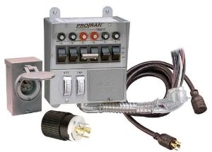 generator connect transfer switch safely