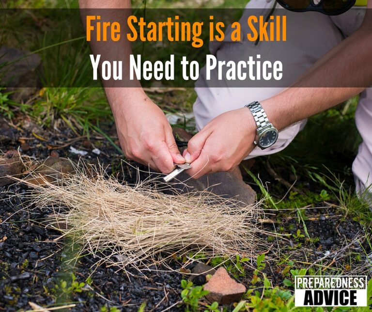 Fire Starting is a Skill You Need to Practice