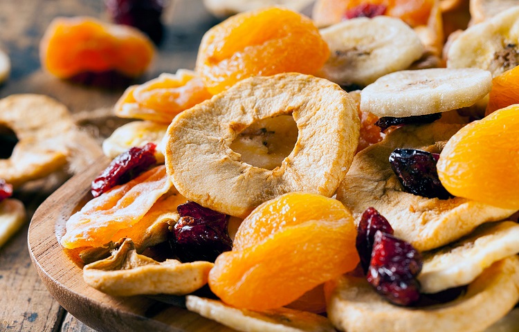 Pros of dehydrated fruits